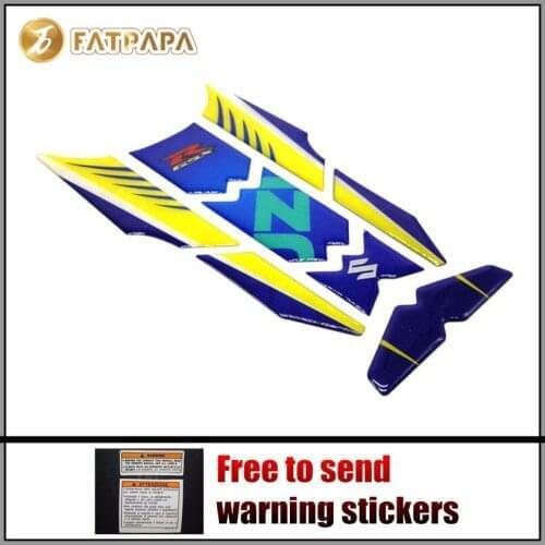 FOR SUZUKI GSXR 600 750 1000 K1 K2 K3 K4 K5 K6 K7 K8 K9 Motorcycle Fuel Tank 3D Decal Sticker