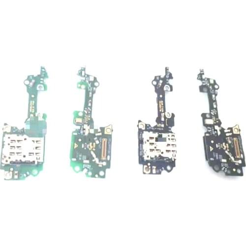 For Huawei Honor V30 4G 5G Sim Card Reader Holder Connector Board Flex Cable With Microphone