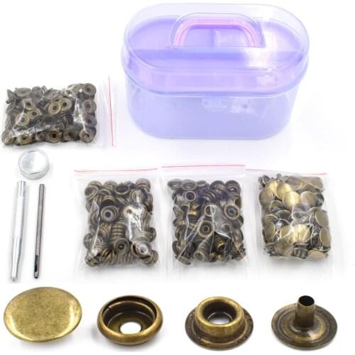 10mm Button.100 sets per pack.Metal snap rivet.Clothing & Accessories. Sewing repair.Metal buttons. Metal buckle combination