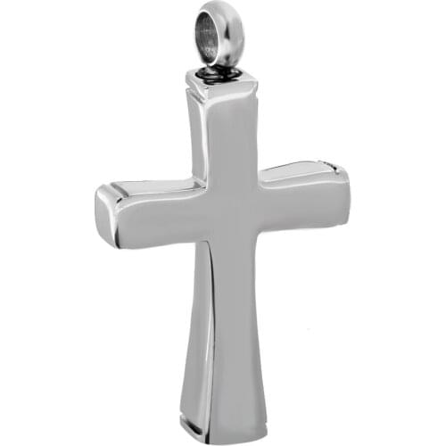 Cross Crucifix Memorial Pet Ash Holder Cremation Urn Container