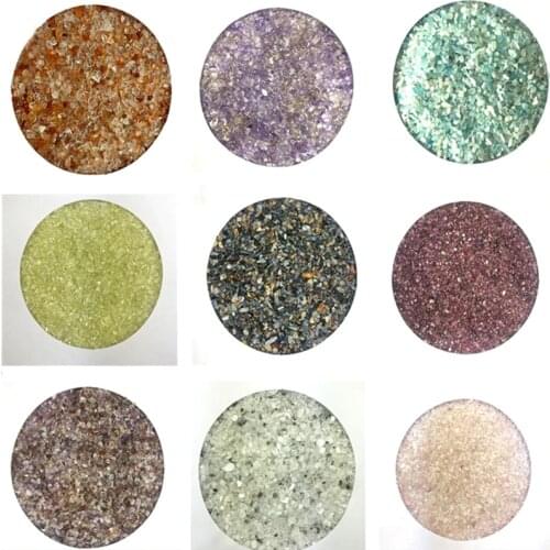 50g Mini 10 Kinds 3-5mm Natural Pink Quartz Crystals Amazonite Stone Pietersite Gravel Stones Decoration Natural Quartz Crystals