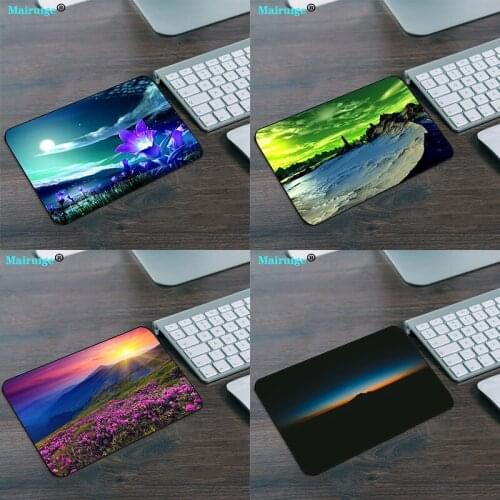 XGZ Seaside Beach Scenery Small Mouse 25x20 Standard Pad Non-slip Keyboard Suitable for All Laptop Games Gamers