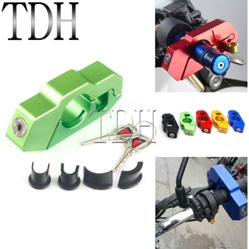 Motorcycle Brake Clutch Levers Locks Universal For Kawasaki Yamaha Street Dirt Bike Theft Protection Security Handle Grip Lock