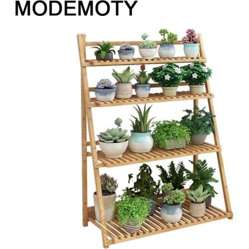 Scaffale Porta Piante Balkon Ladder Huerto Urbano Madera Estanteria Escalera Plant Rack Dekoration Outdoor Shelf Flower Stand