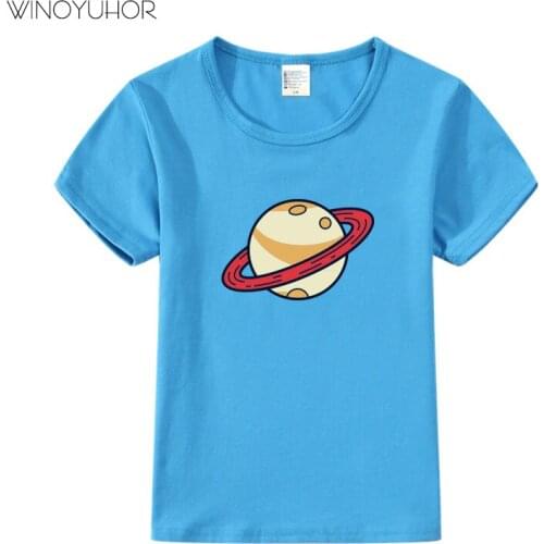 2020 New Summer Boys T-Shirt Cotton Cartoon Kids Short Sleeve T Shirts Baby Girls Cool Print Clothing Tops Tee