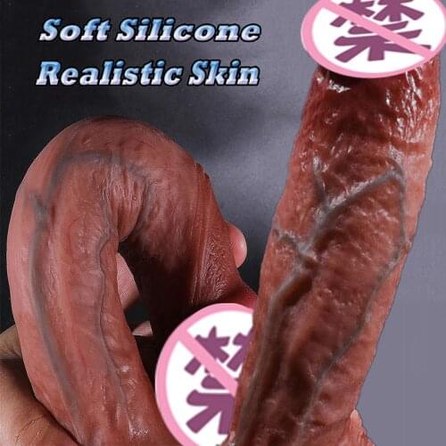 Skin Feeling Realistic Penis Sex Toy For Woman With Suction Cup Dildo Silicone Big Dick Female Masturbation Adult Erotic Product