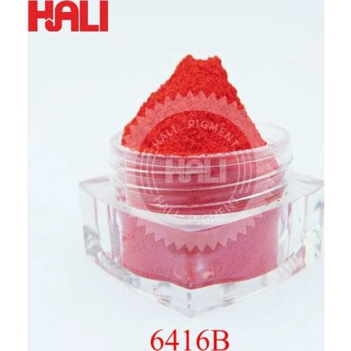 Crystal pearl pigment,pearlescent pigment,mica pigment,color:red,item:6416B,net weight:20gram,free shipping