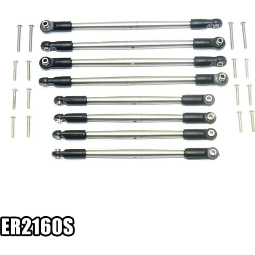 Stainless steel adjustable tie rod for TRAXXAS E REVO 2.0 86086-4 E-REVO 56087-1
