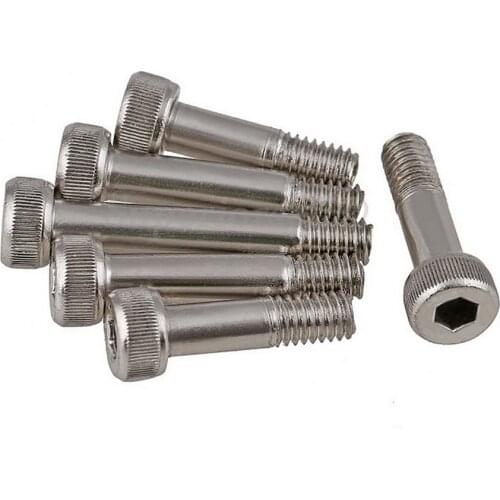 10-50PCS M2 M3 M4 Half Threaded Cup Head Inner Hexagon Screws Cup Head Partially Threaded Screw 12.9 Grade Carbon Steel