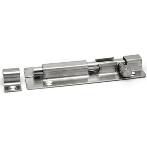 1.5/2/3/4/6 inch Door Shed Lock Bolt Stainless Steel Locks Sliding Door Chain Latch for Gate Security Hardware