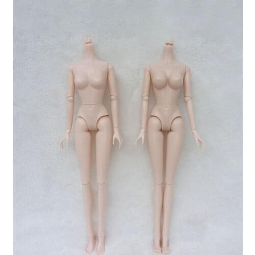 1 pcs 14 Joint Body Doll 360 Degree Rotation Plastic Nude Naked Female Body for 1/6 BJD Doll Without Head Doll Accessories