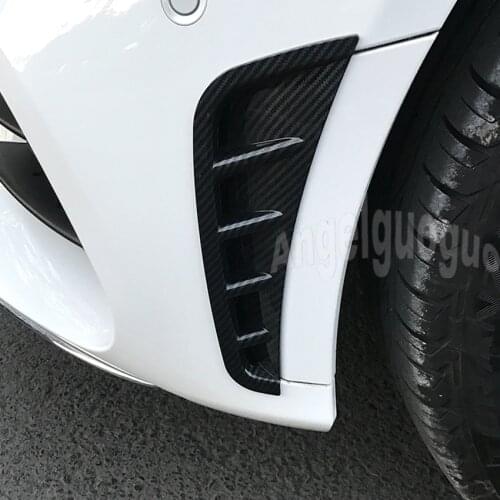 Car Side Air Flow Fender outlet Cover Trim Sticker Decoration Auto Accessories For Mercedes Benz C class 2019-2020