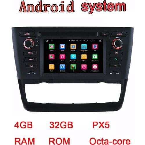 One din android 9.0 car dvd gps player for bmw 3 series E81 E82 E83 318i 320i 2006-2012 With gps navigation bluetooth wifi