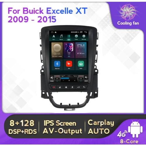 Vertical screen Android 11 6+128G Car Multimedia Player Radio Stereo For Opel Astra J Buick Execlle Verano 2009-2015 Carplay BT
