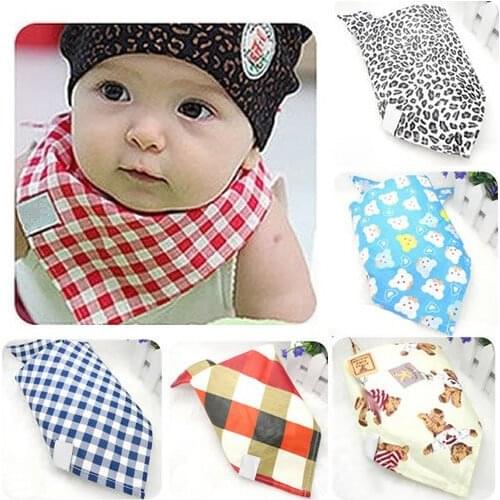 2020 Newborn Baby Girl Boy Infant Cotton Burp Cloth Bandana Wholesale Bibs Saliva Towel Triangle Kerchief Burp Children Feeding