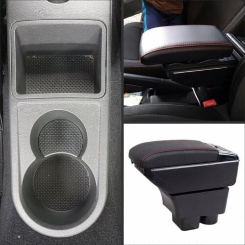 For Skoda Rapid armrest box central Store content box storage interior car-styling decoration accessories parts 2013-2018