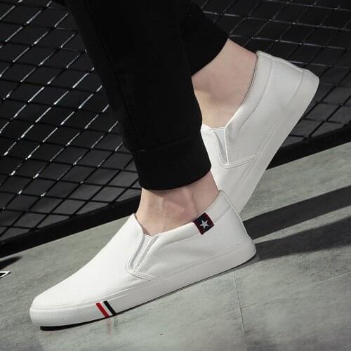 Mens Shoes Beanbean Tide Shoes Mens Canvas Shoes Low - Help Old Beijing Cloth Shoes A Foot Foot Lazy Casual Mens Shoes