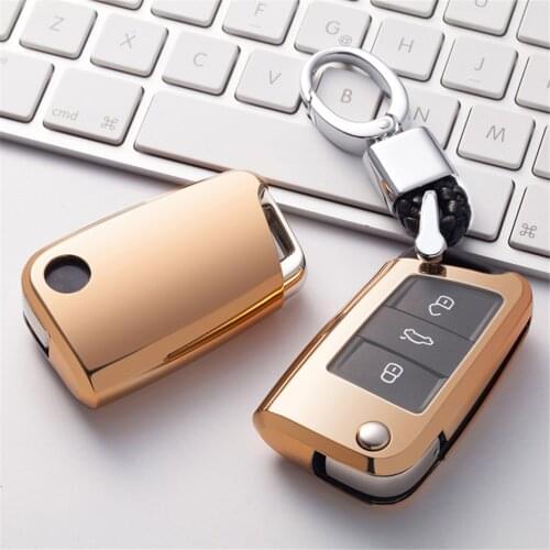 Soft TPU Car Key Case Cover For Seat Arona Toledo Ateca Ibiza Fr 6J 6L Leon Fr Mk3 Mk2 Mk1 St 1m Altea Keyring Chain Accessories