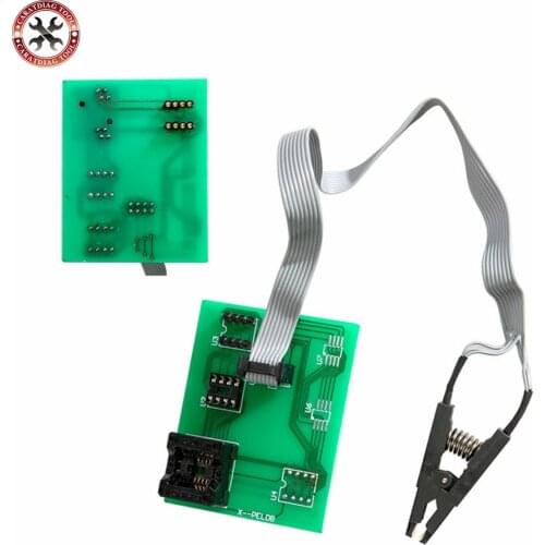 2020 New Xprog 5.84 eeprom board upa usb v1.3 programmer upa usb adapter with soic 8 sop8 test clip for xprog V5.60/V5.704V5.75