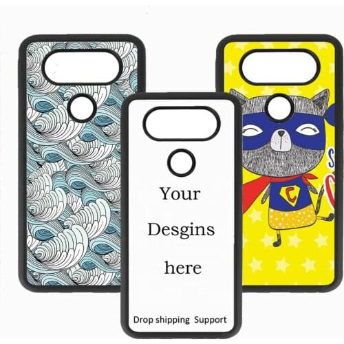 Custom printed mobile phone accessories case for LG G7/K10 power/Q7/Q8/V20 2D PC CASE Dropshipping Support
