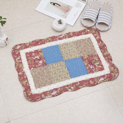 Drop Shipping Cotton Door Mat Carpet Sofa Living Room Bedroom bathroom Rug Home Decor Floor Mat