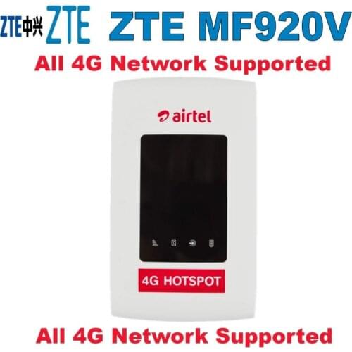 Unlocked ZTE MF920 MF920V 4G FDD/TDD-LTE Wifi Router Max Up 32 Devices LED