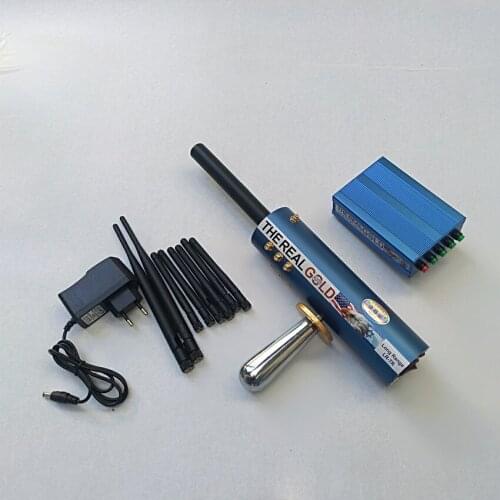 Blue 8 antenna enhanced signal source remote underground metal detector aks detecting gold, silver, copper and Gemstone