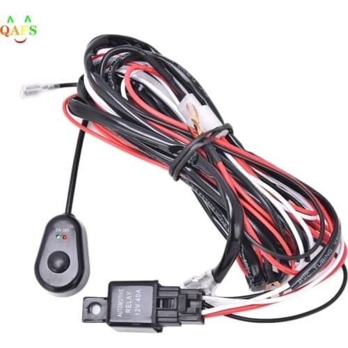 New Roof Spotlights High Power Harness Led Strip Light Switch Line Group One For One Drag Two Work Light Switch Line Group