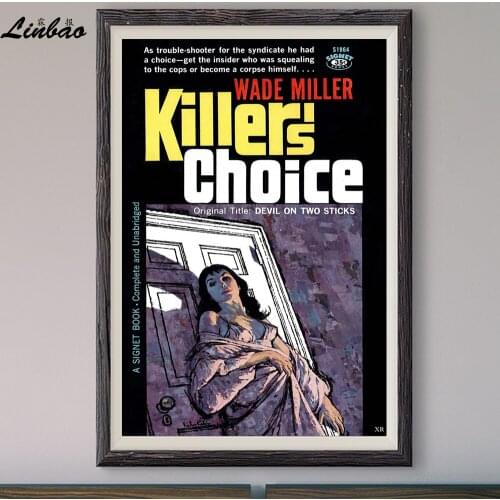 V293 1960 killers choice! Vintage Classic Movie Print Silk Poster Home Deco Wall Art Gift