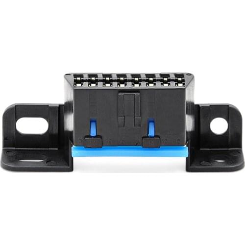 J1962F OBD2 16 Pin Female Connector OBD 16Pin Female Plug with 2 Ears and 16 Terminals