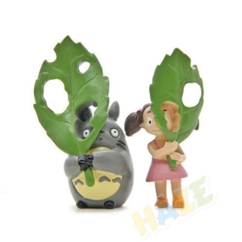 2pcs/set Anime My Neighbor Totoro Mei Figure Model Toys Decoration No Box