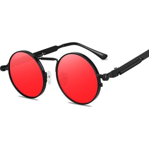 2020 Fashion Metal Steampunk Women Sunglasses Round Glasses Brand Design Vintage Sun Glasses High Quality UV400 Eyewear