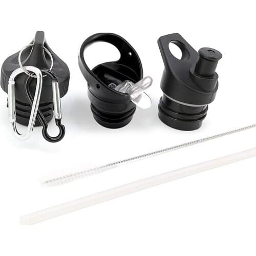 3 Pack Lids Bundle for Hydro Flask Standard Mouth Water Bottle Includes Straw Lid Bite Valve and Twist Lid. Perfectly Fit for Mo