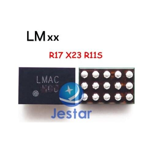 5pcs Mark LM LMxx 15pin Fast charging charge ic for r11s R17 vivo X23