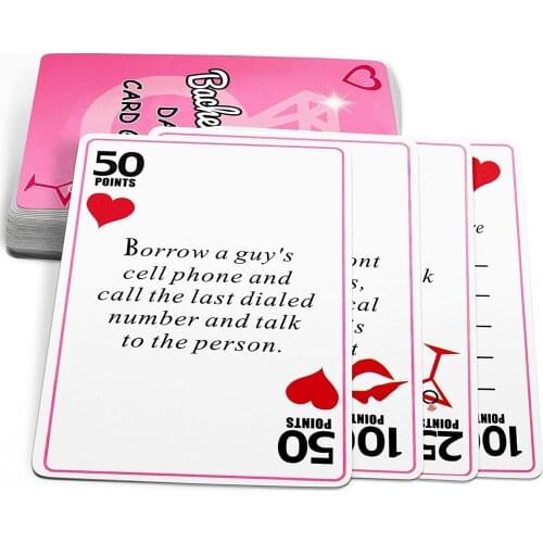 50sets Bachelorette Party Games Drinking Dares Scavenger Hunt Cards Fun Bridal Shower Games or Hen Party Supplies Decorations