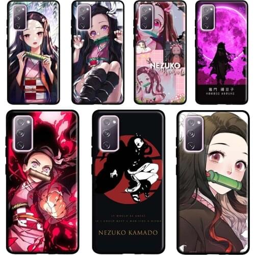 Kamado Nezuko Demon Slayer Case For Samsung Galaxy S20 FE S21 Ultra Note 20 Note9 Note10 S8 S10 S9 Plus S10e Coque