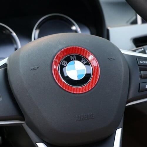 Car Steering Wheel Center decoration Circle Ring Modified Sticker Covers Styling For BMW 1 3 4 5 7 Series M3 M5 GT3 E81 E87 F30