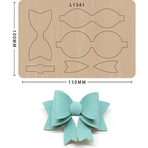 Bow wood cutting dies 2020 New Christmas Scrapbooking DIY wooden die cut bowknot Making Decor Supplies Dies Template