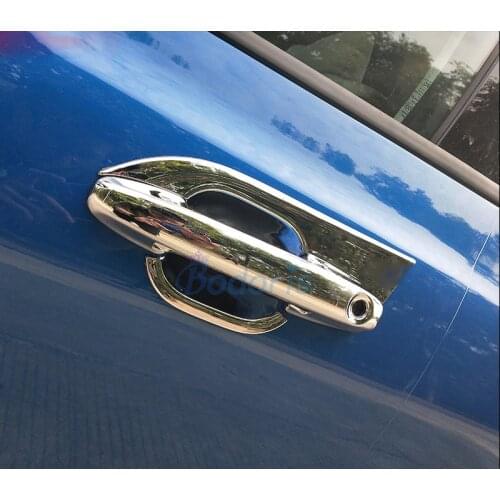 For Ford Focus 2019 2020 Mk4 Car ABS Chrome handle Protective Cover Door Handle Outer Bowls Garnish Moulding Trim Accessories