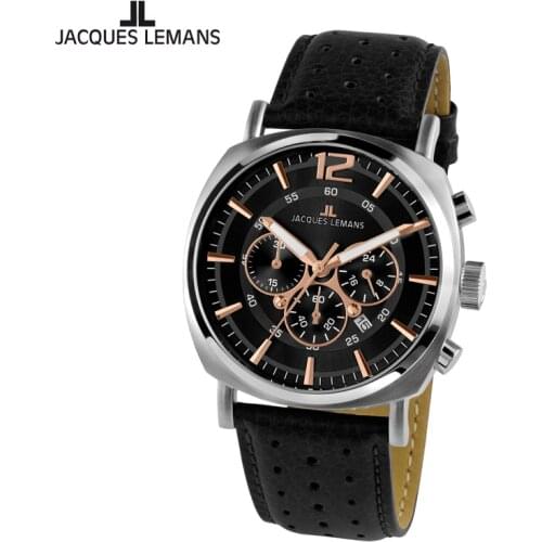 Jacques Lemans Men's Watch With Leather Strap