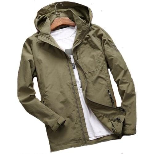 New Arrival Jacket Men Casual Spring Autumn Slim Fit Softshell Flight Bomber Jackets Mens Lightweight Coats 6XL chaqueta hombre