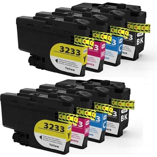 Ink way New full ink cartridge LC3233 for DCP-J1100DW/MFC-J1300DW