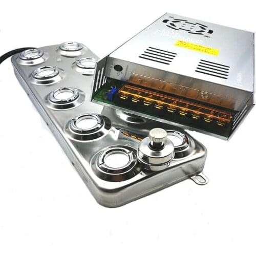 Fogger 10 Heads Powerful 5000ml per Hour Piezoelectric Transducer Piezo Ultrasonic Cool Mist Humidifier