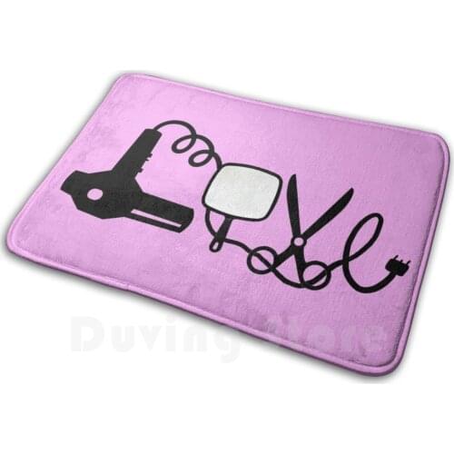 Love Hair Soft Non-Slip Mat Rug Carpet Cushion Hair Stylist Hair Hair Dresser Love