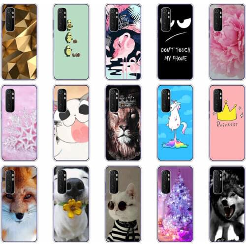 Silicone Case For Xiaomi Mi Note 10 lite Case Silicone protective Back Cover Soft Phone Case For Xiaomi Note 10 lite Case Coque