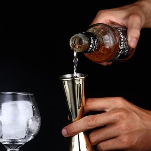 30/60ML Stainless Steel 304 Ounce Glass Wine Measurer Double Head Cocktail Glass Drink Mixer Measure Tool magic measuring cup