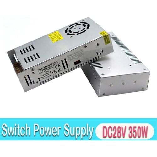 Universal Power Supply DC 28V 12.5A 350W Switching PowerAdapter Transformer 110V 220V AC To DC28V SMPS for CNC CCTV Motor Serve