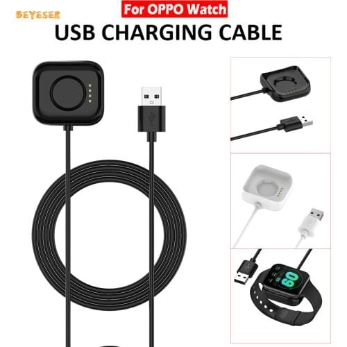 1m Portable USB Charging Dock Cable For OPPO Smart Watch 41mm/46mm Replacement Cord Charger Adapter Wristband Weir Accessories
