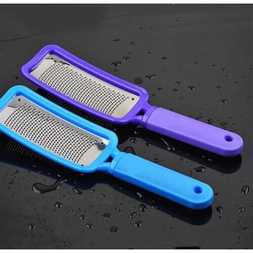 1PC Luxury Stainless Steel Foot Scrub Manicure Nail Tools Foot File Heel File Grater