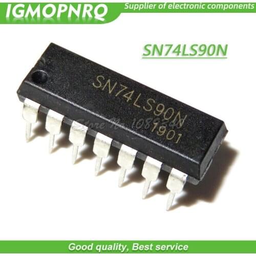 100PCS HD74LS90P DIP14 HD74LS90 DIP SN74LS90N 74LS90 SN74LS90 74LS90N IGMOPNRQ